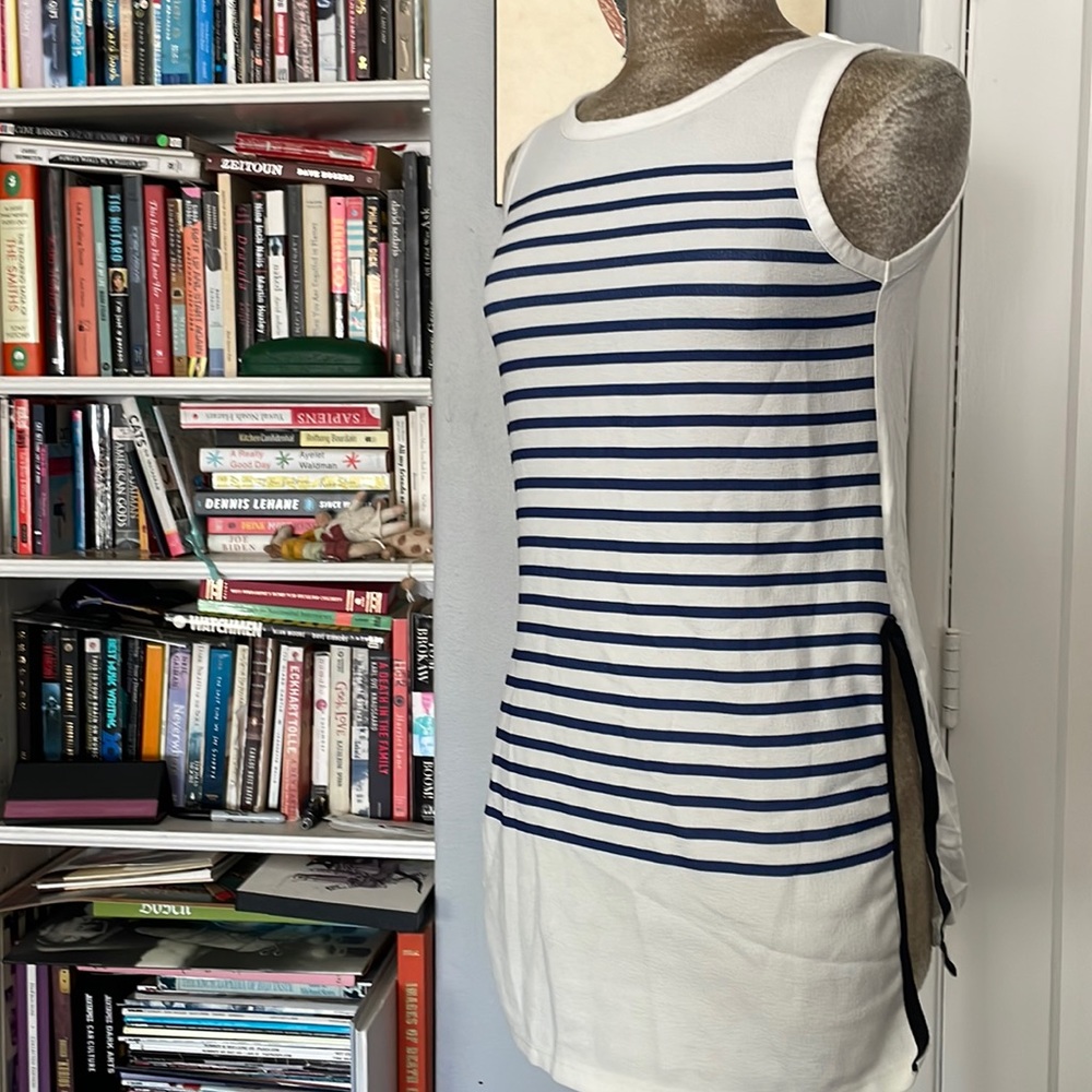 Small nautical sleeveless dress by Zara Basics